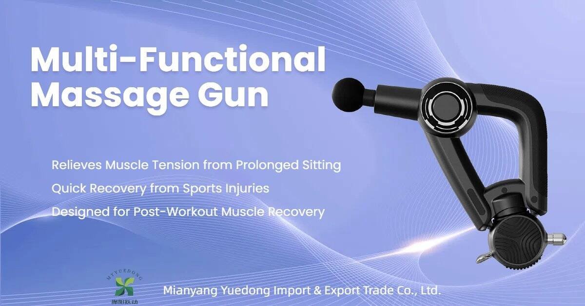 alt text: Massage gun for ITBS relief
