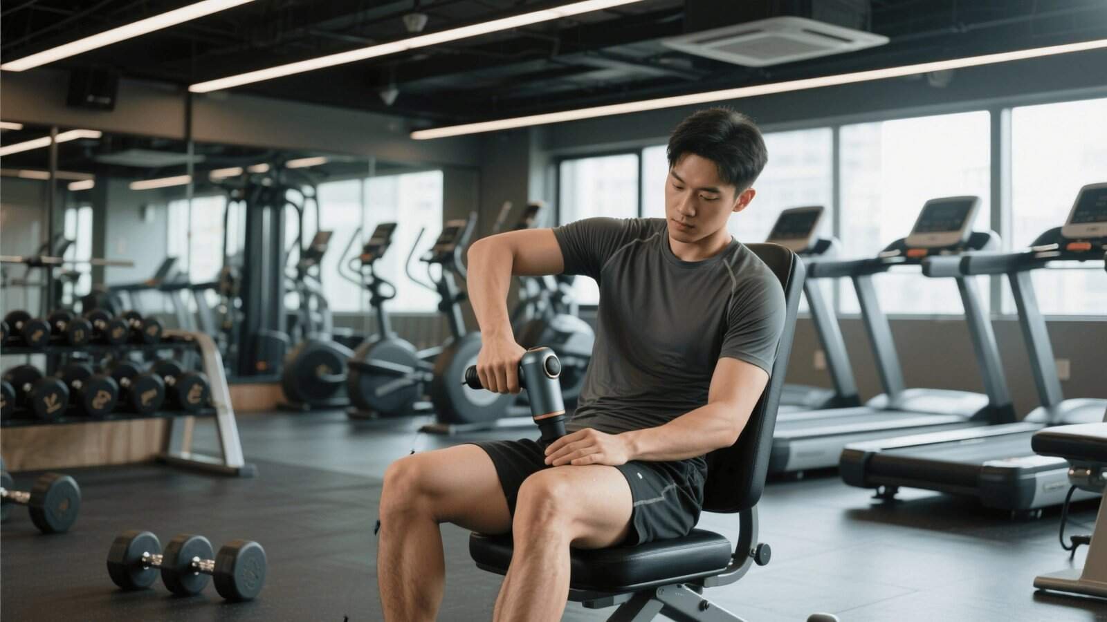 massage gun after workout recovery