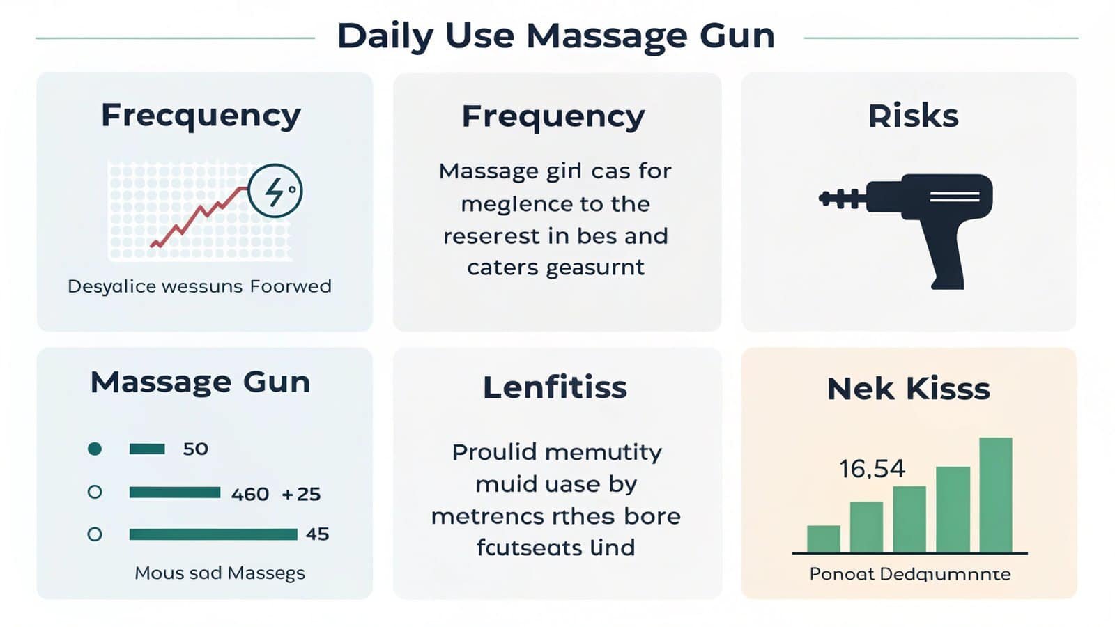Massage gun in action