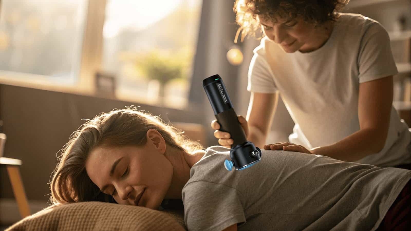 chronic pain relief with massage gun
