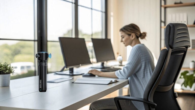 The savior for office workers who sit for long periods: How to Relieve Back Tension with a massager?