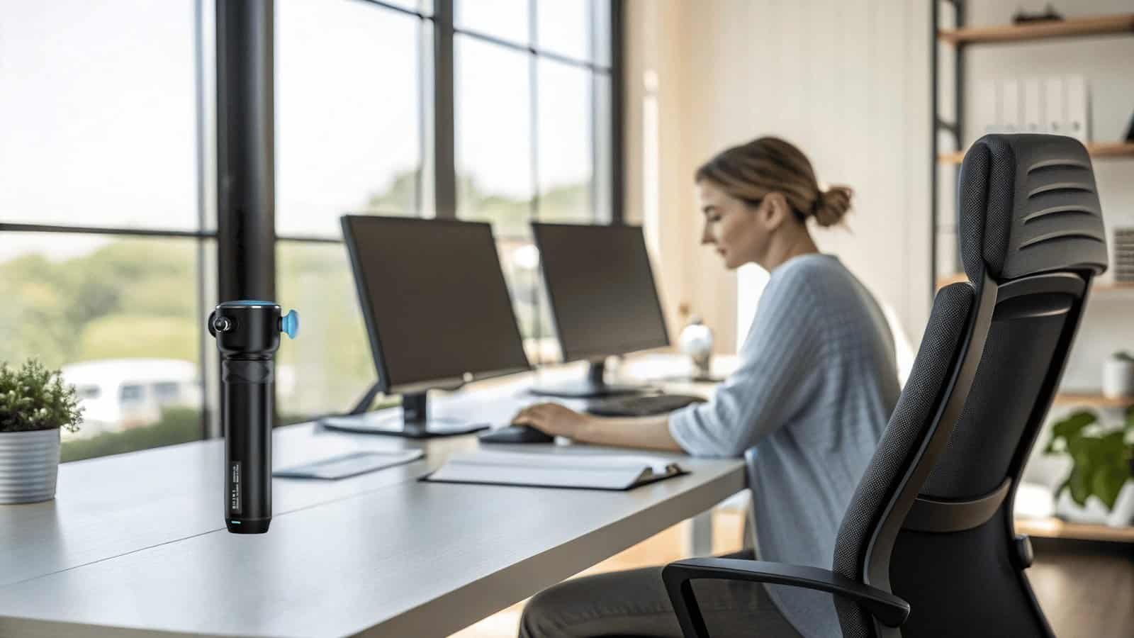 The savior for office workers who sit for long periods: How to Relieve Back Tension with a massager?