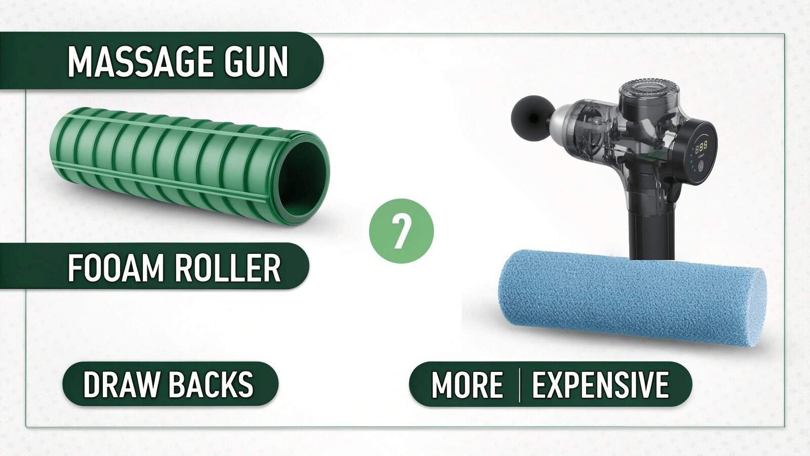 foam roller vs massage gun