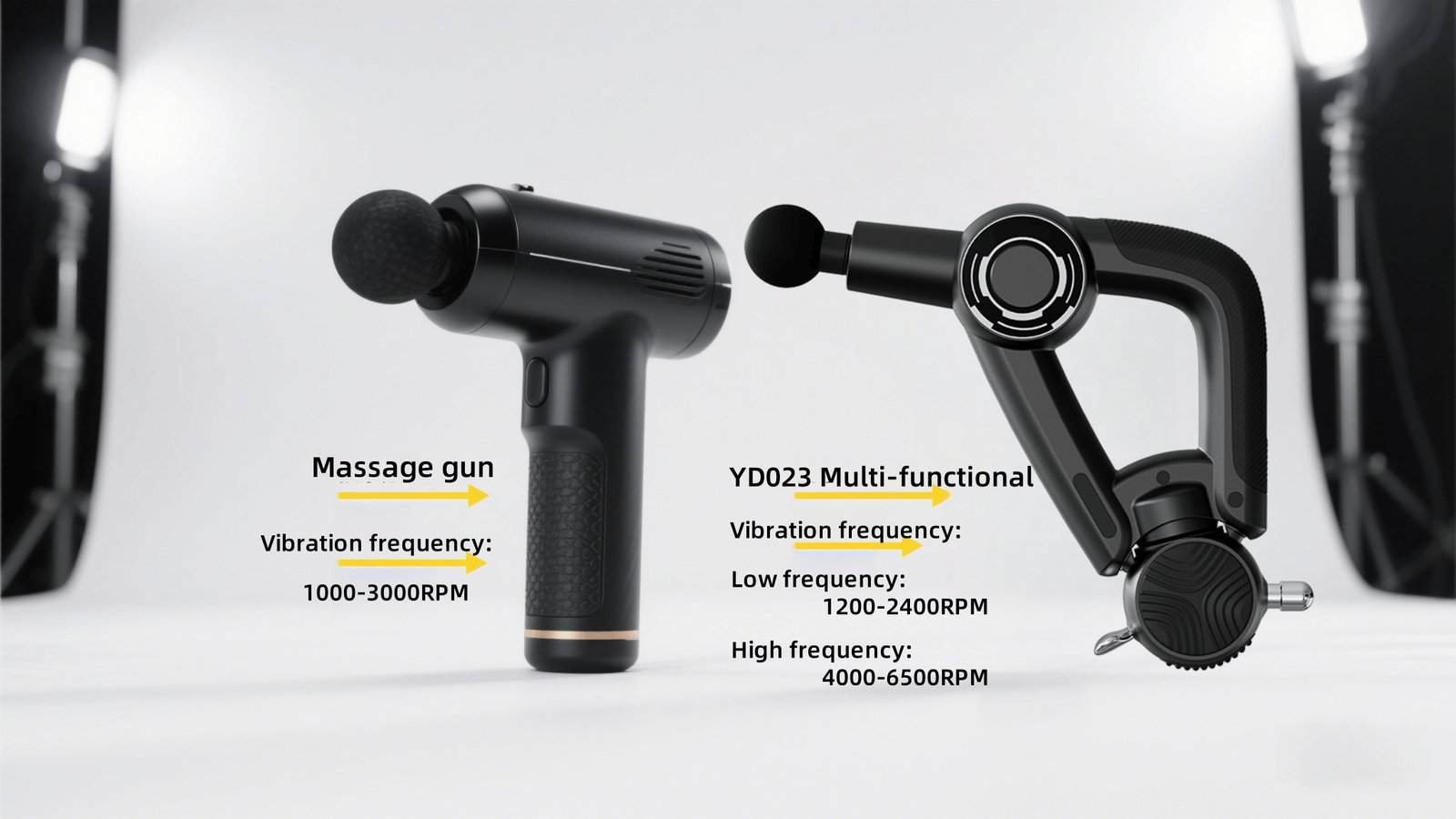 Que pistola de massagem os atletas usam?