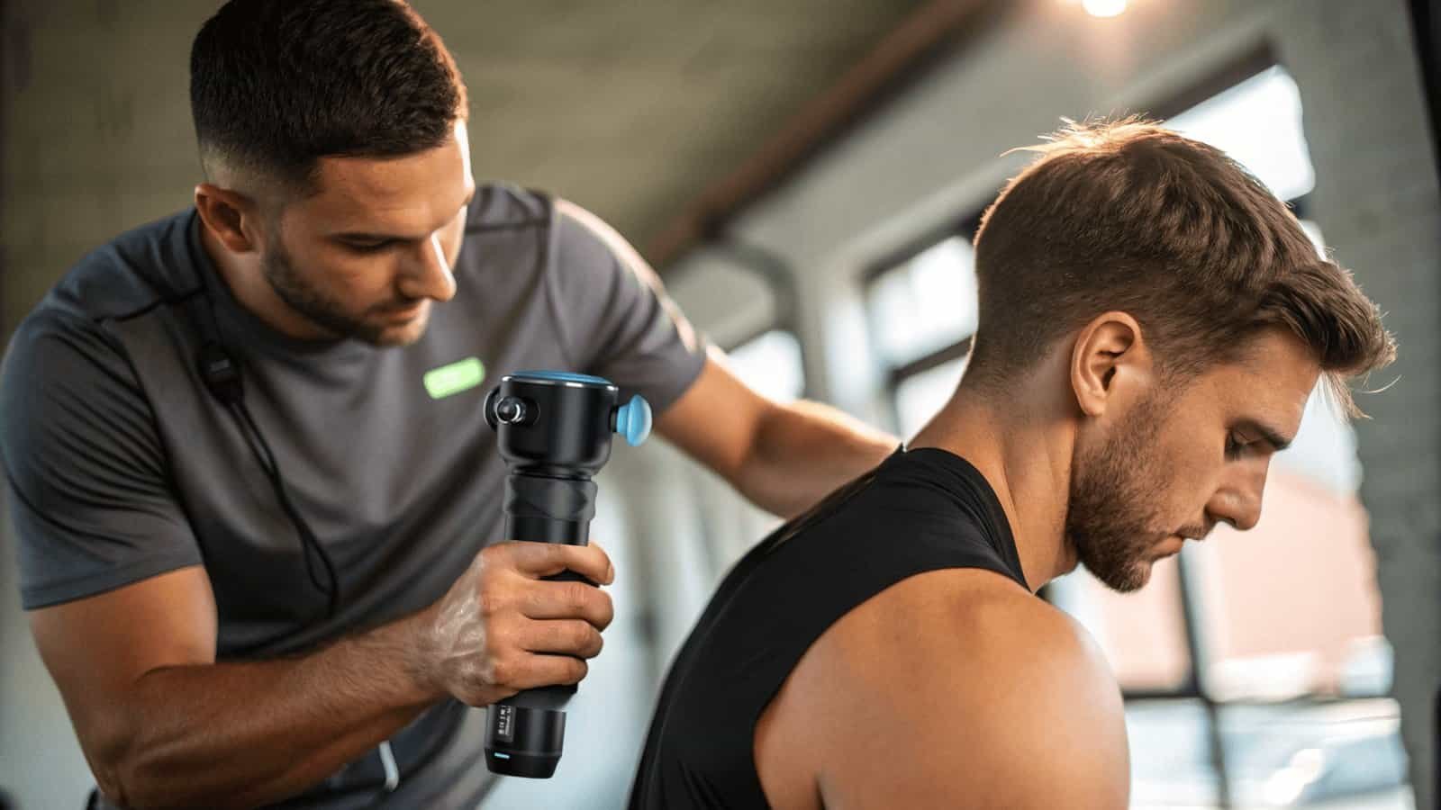 massage gun technique