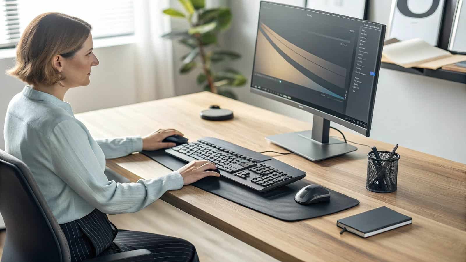 computer posture correction