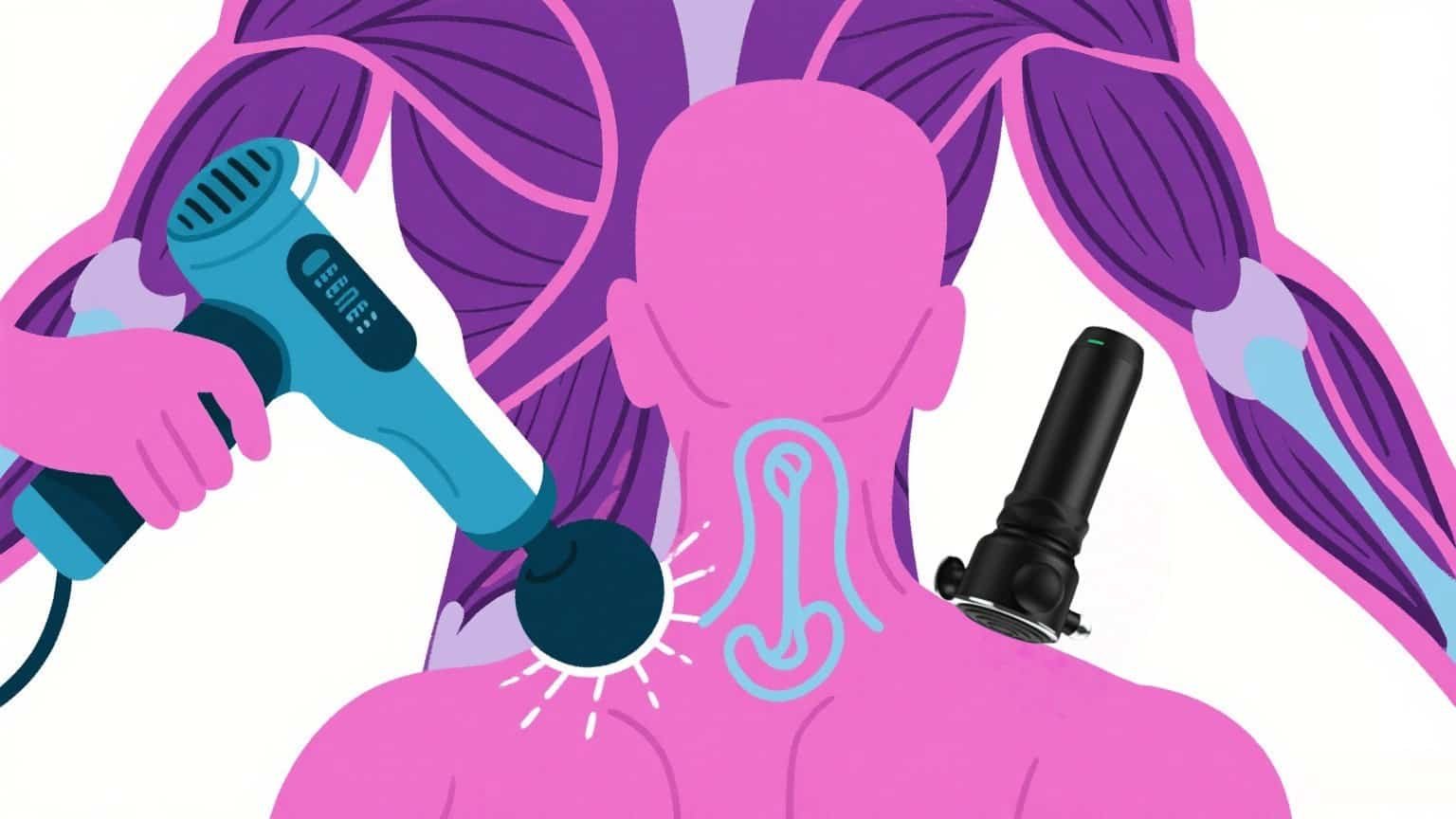 What is the difference between a percussion massager and a vibrating massager?