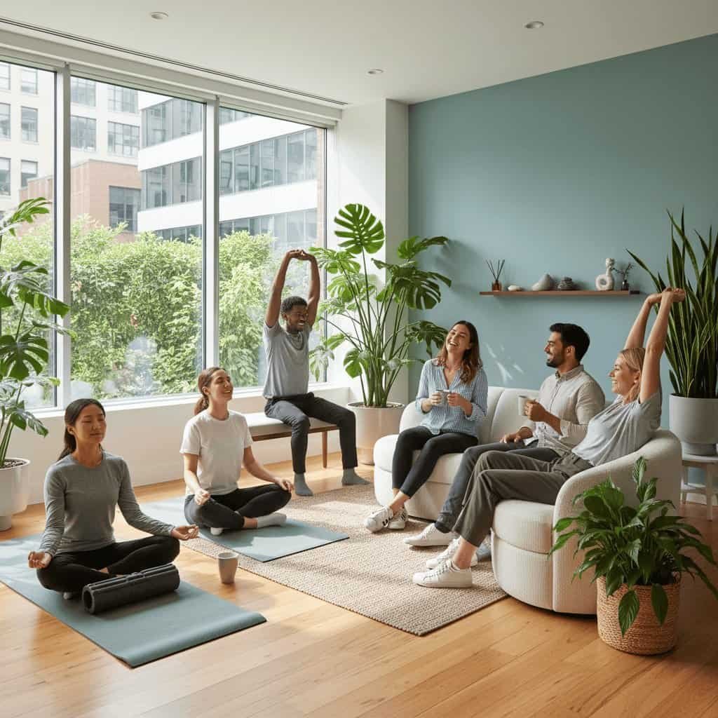 Company wellness program setup