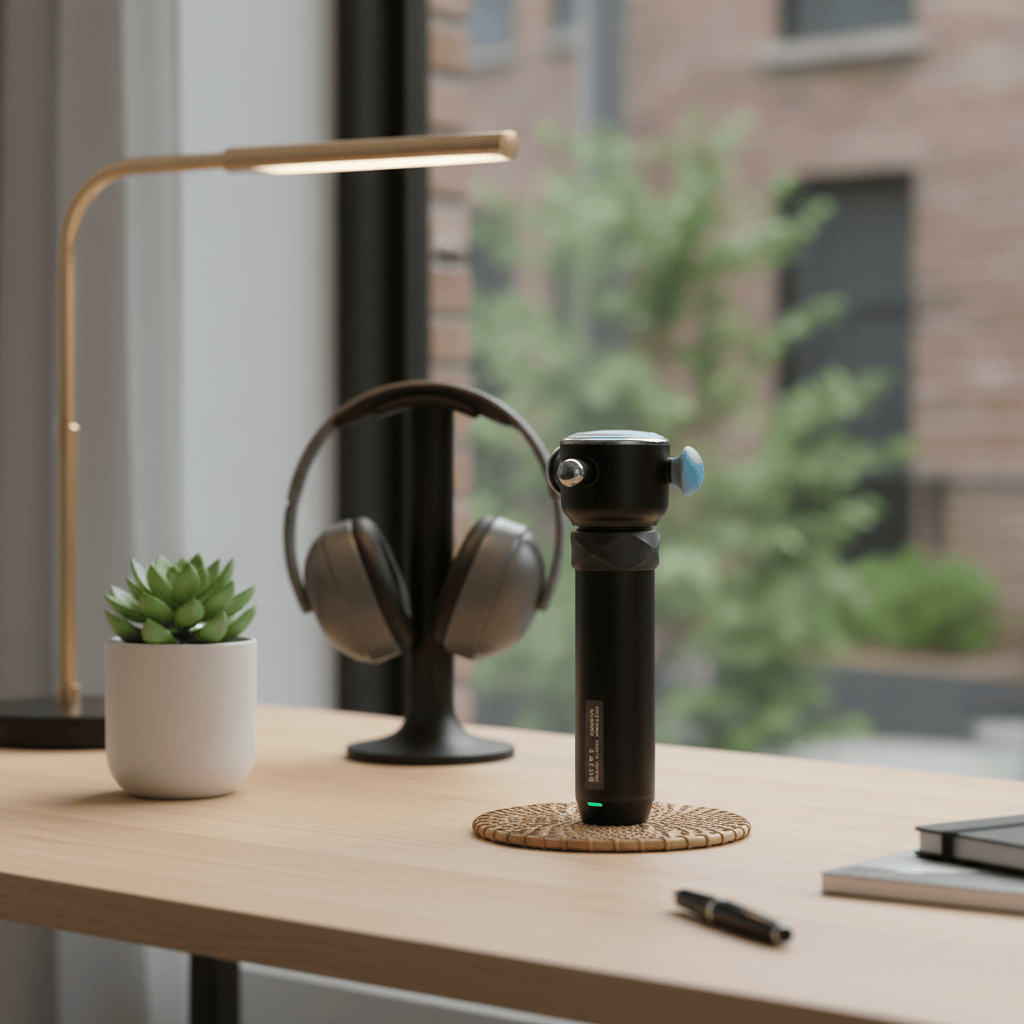 Wellness device improving work focus