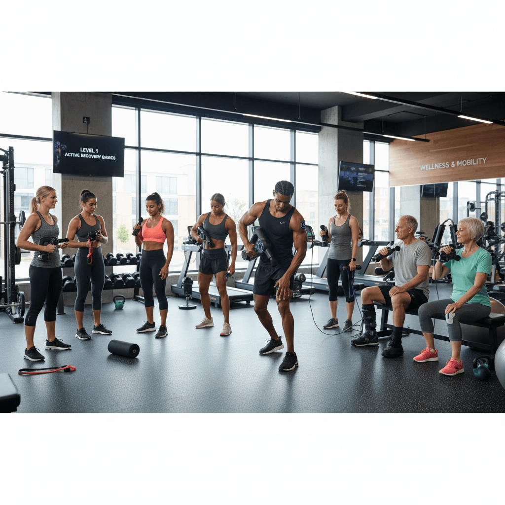 gym recovery zone equipment