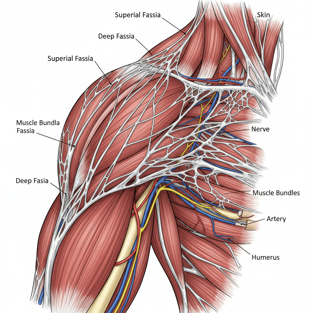 fascia connective tissue network