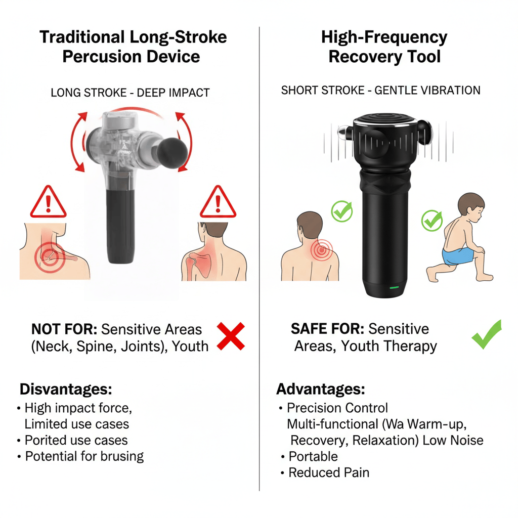 1D Percussion vs. 3D Vibration: Why Multi-Directional Impact is the Key to Fascia Health?