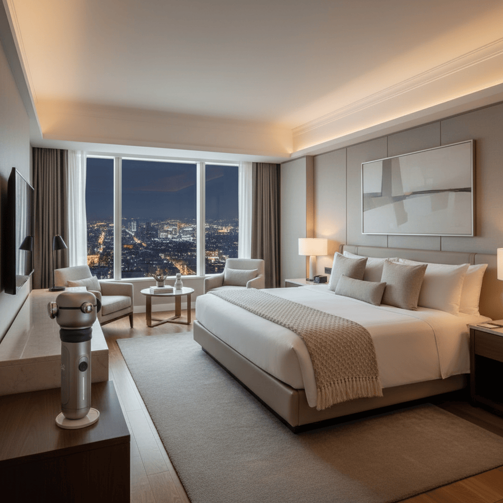 Luxury hotel relaxation experience