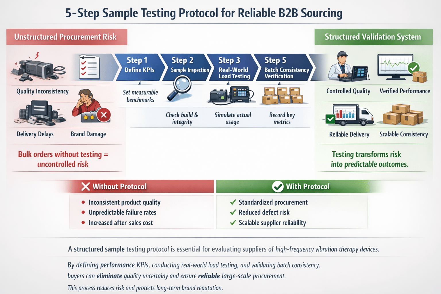 alt: high-frequency 3D vibration therapy sample testing protocol