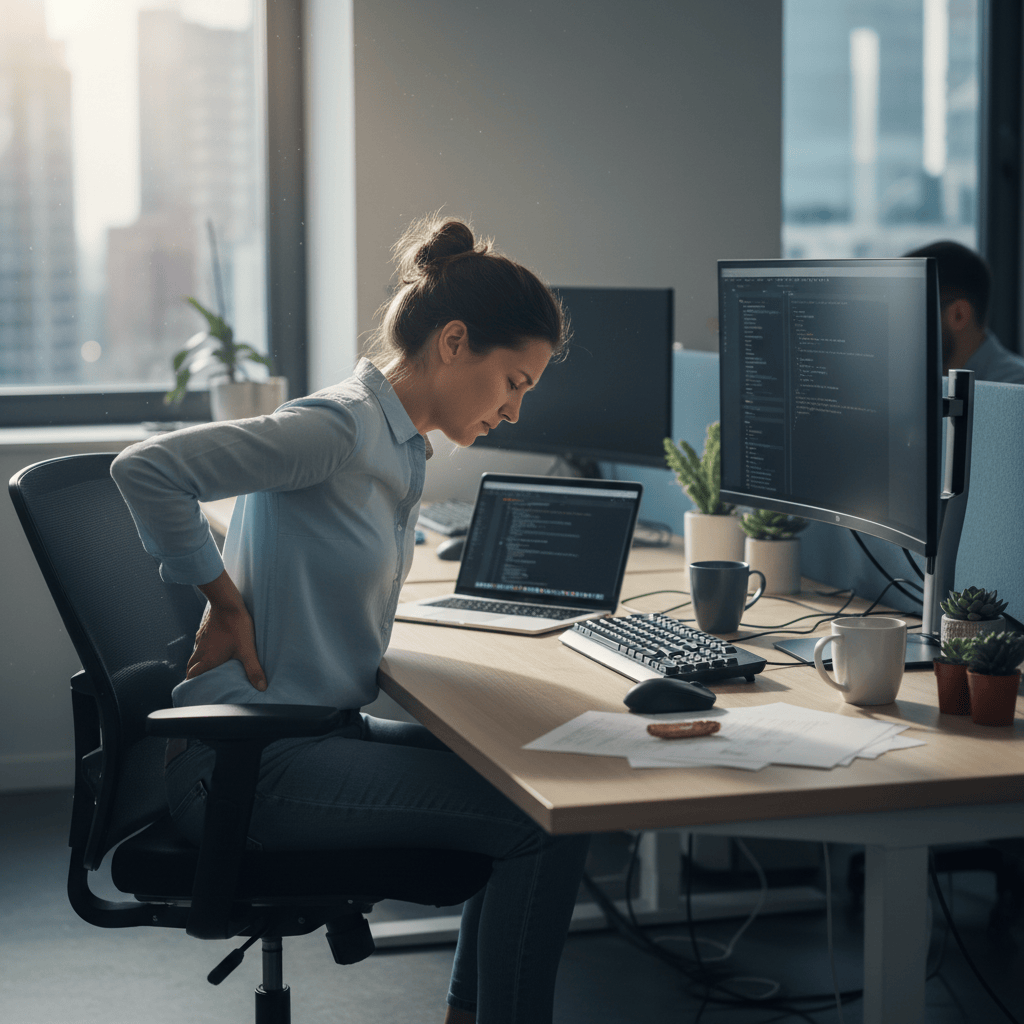 office lower back fatigue